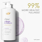 Dove Shampoo Volume & Fullness for Fine, Thin Hair with Bio-Protein Care Technology and Biotin 28 Fl Oz (Pack of 4)