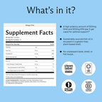 Prenatal Omega-3 Pro - High Potency Dose of Sustainably Sourced Fish Oil, 1000mg DHA, 1000mg EPA, Encased in a Gelatin-Free, Plant-Based Softgel Shell 120ct