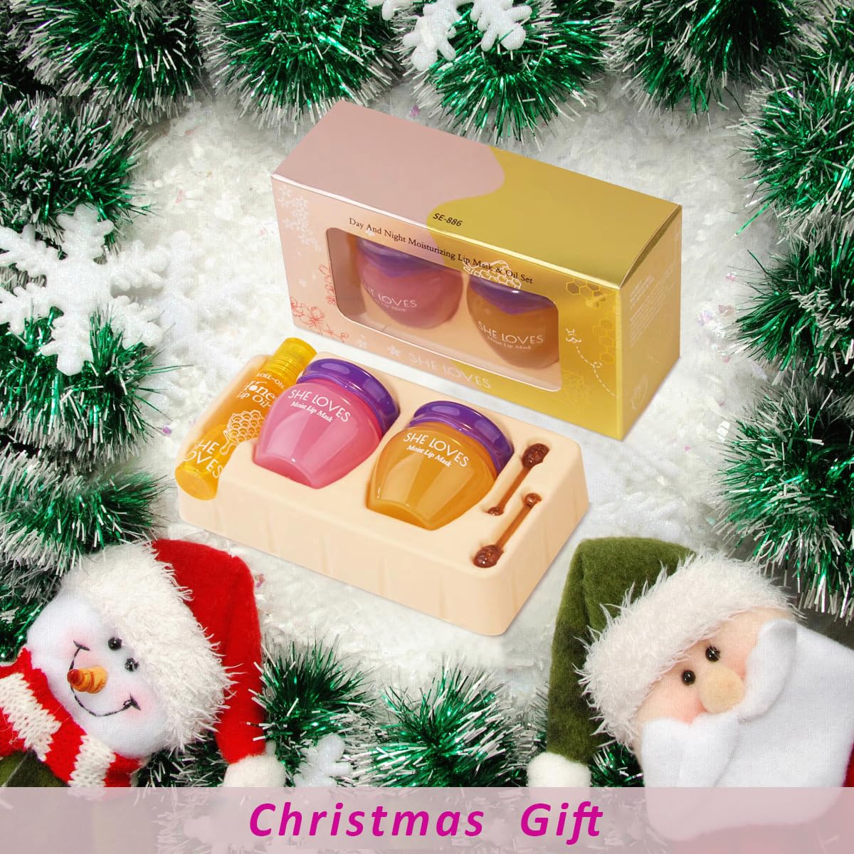 Buy now 2PCS Lip Mask Overnight, Honey&Sakura Day and Night Repair Sleeping Lip Balm, Fade Lip Lines Bee Balm, Hydrating &Prevention Dry and Crack Lip Scrubs Exfoliator at indiglob india
