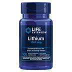 Life Extension Lithium, 1000 mcg – Lithium Orotate – Helps Maintain Cognitive Function & Memory – Low-Dose Formula – Non-GMO, Gluten-Free, Vegetarian – 100 Capsules