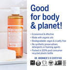 Buy now Dr. Bronner's - Pure-Castile Liquid Soap (Tea Tree, 4 Ounce) - Made with Organic Oils, 18-in-1 Uses: Acne-Prone Skin, Dandruff, Laundry, Pets and Dishes, Concentrated, Vegan, Non-GMO at indiglob india