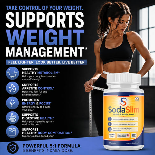 (2 Pack) Sodaslim Weight Management Soda Slim Advanced Pills (120 Capsules)