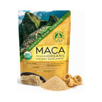 Zen Spirit Maca Root Powder Organic - Peruvian Root Premium Grade Superfood (Raw) - USDA & Vegan Certified - 1 Bag (8oz) - Perfect for Breakfast, Smoothies, Baking & Ice Cream.