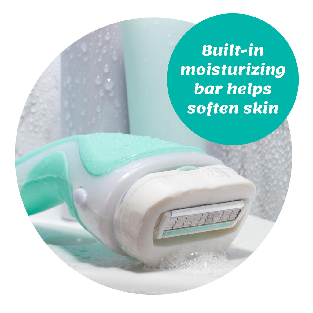 Schick Intuition Razors for Women with Sensitive Skin | 1 Razor & 2 Intuition Razor Blades Refill with Organic Aloe
