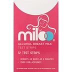 Buy now Breastmilk Alcohol Test Strips for Breastfeeding Moms 12 Strips - Quick Result Reliable Breastmilk Tests for The Presence of Alcohol in Breast Milk with Graded Results by Miloo at indiglob india