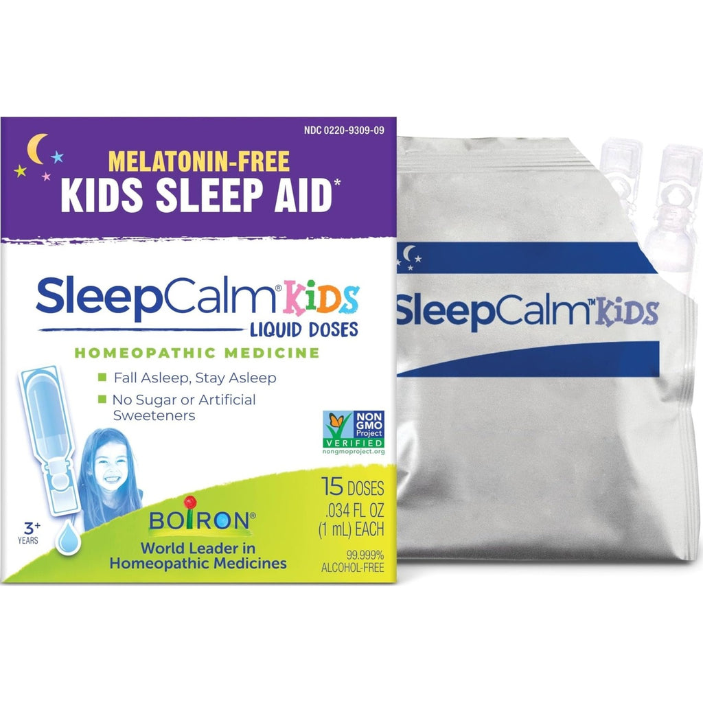 Boiron SleepCalm Kids Liquid Doses Sleep Aid for Deep, Relaxing, Restful Nighttime Sleep - Melatonin-Free and Non Habit-Forming - 15 Count | For Deep, Relaxing, Restful Nighttime Sleep. Features: Melatonin-Free, Non Habit-Forming. Size: 15 Count.