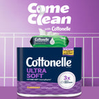 Cottonelle Ultra Soft Toilet Paper, 32 Family Mega Rolls=144 Regular Rolls