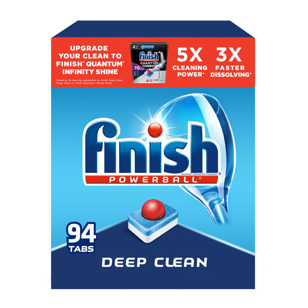 Buy now Finish - All in 1 - Dishwasher Detergent - Powerball - Dishwashing Tablets - Dish Tabs - Fresh Scent, 94 Count (Pack of 1) - Packaging May Vary at indiglob india