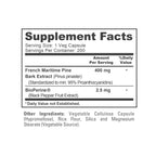 French Maritime Pine Bark, Vegan, 400mg, 200 Veggie Caps - 200 Servings