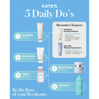Kate Somerville EradiKate 3% Sulfur Daily Foaming Cleanser, 4 Fl Oz | Acne Treatment – Clinically Formulated Medicated Face Wash Balances Skin & Cleans Pores