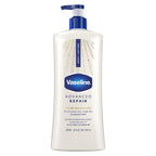 Vaseline Advanced Repair Body Lotion for Dry Skin, Unscented 20.3oz 3ct | Body moisturizer delivers 72HR moisture with Vaseline Jelly & Ultra-Hydrating Lipids to help restore skin's moisture barrier