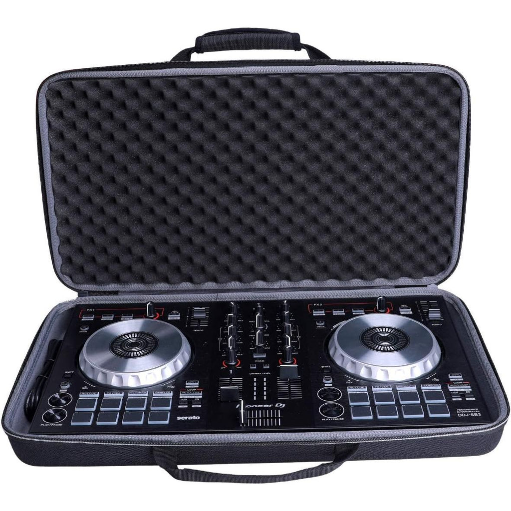 Buy now XANAD Case for Pioneer DJ DDJ FLX4 / DDJ-400 / DDJ-SB3 / DDJ-SB2 Portable 2-channel Controller or DDJ-RB Performance DJ Controller - Hard EVA Storge Bag(Black) at indiglob india