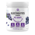 Electrolytes Powder, 1lb (69 Servings) – No Sugar, Low Sodium, ICY Grape Flavor – Rapid Hydration Supplement Drink Mix – High Potassium 1,000mg with Natural Coconut Water, Magnesium, & Vitamin C*