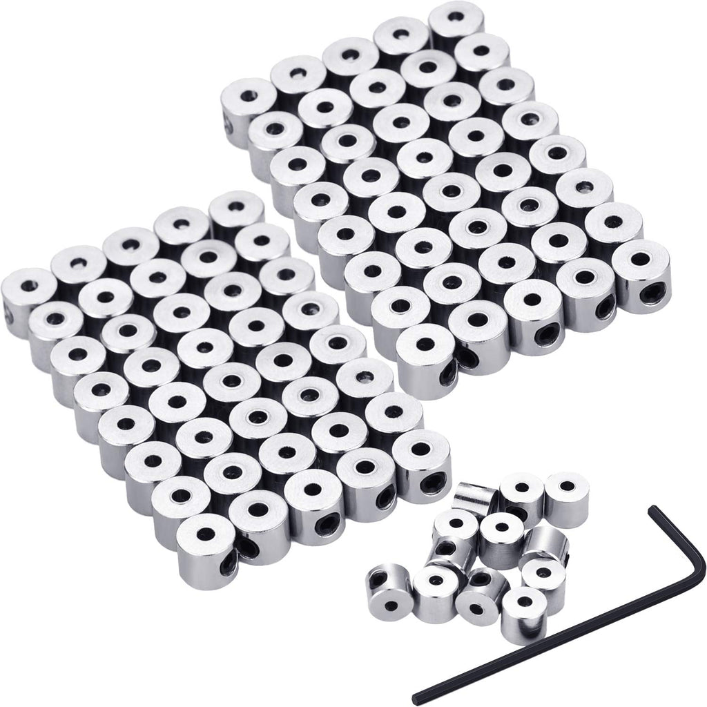 Mudder 100 Pcs Pin Backs Locking for Pin Keepers Locking Clasp with Wrench