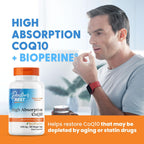 Buy now Doctor's Best High Absorption CoQ10, Heart & Energy Support, USP Verified, Naturally Fermented CoQ10, Non-GMO Gluten Free, Soy Free, Vegan 180 Veggie Caps at indiglob india