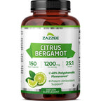 Zazzee Citrus Bergamot 25:1 Extract, 1200 mg Per Serving, 150 Capsules