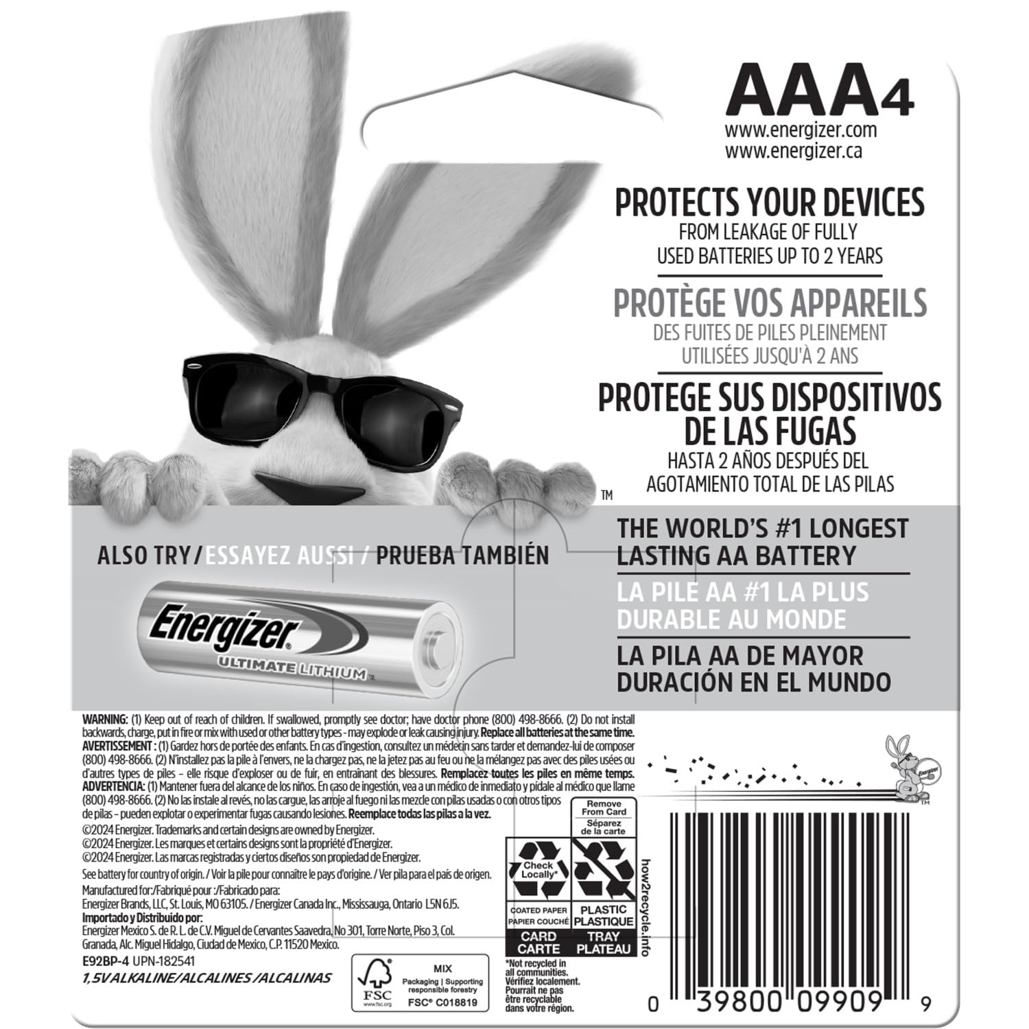 Buy now Energizer MAX AAA Batteries (4 Pack), Triple A Alkaline Batteries at indiglob india