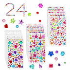 8104 Pcs Gem Stickers, Self Adhesive Rhinestone Jewel Stick for Crafts