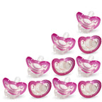 Buy now RaZbaby Jollypop Pacifier for Babies 3 Months and Up, USA Made, Natural Shaped Orthodontic Binky, Lovingly Shared in NICUs & Hospitals Worldwide, Medical-Grade 100% BPA-Free - 2 Pack - Pink Pink at indiglob india