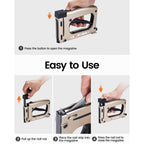 meite Point Driver HM515 Manual Tool with 1000-Count Flexible Point Nails, Picture Framing Tool for DIY Crafts, Frame Point Driver, Picture Frame Stapler/Nailer/Tacker
