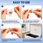 18 Pack Trash Can Deodorizer, Stick-On Air Freshener, 3 Fresh Scents