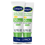 Buy now Cetaphil Daily Facial Moisturizer SPF 50, 1.7 Fl Oz (Pack of 2), Gentle Facial Moisturizer For Dry to Normal Skin Types, No Added Fragrance, Dermatologist Recommended (Packaging May Vary) at indiglob india
