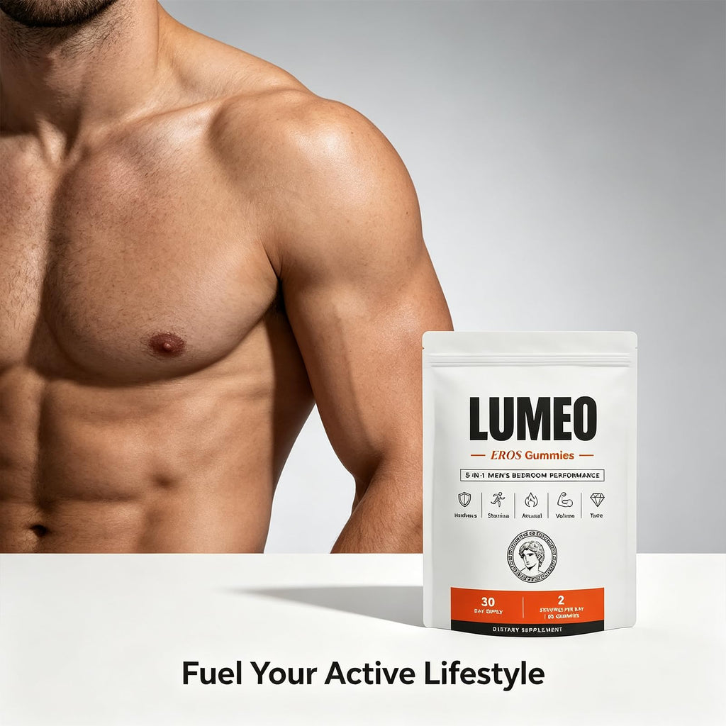 Lumeo Eros Gummies - 60 Gummies, Support for Active Men