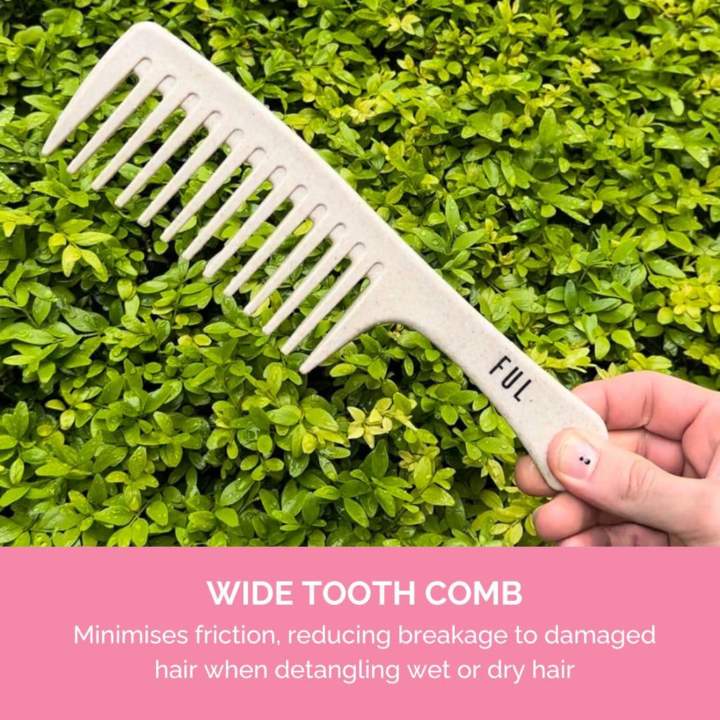 Wide Tooth Comb for Curls - Detangling Comb for Curly, Wavy & Afro Hair