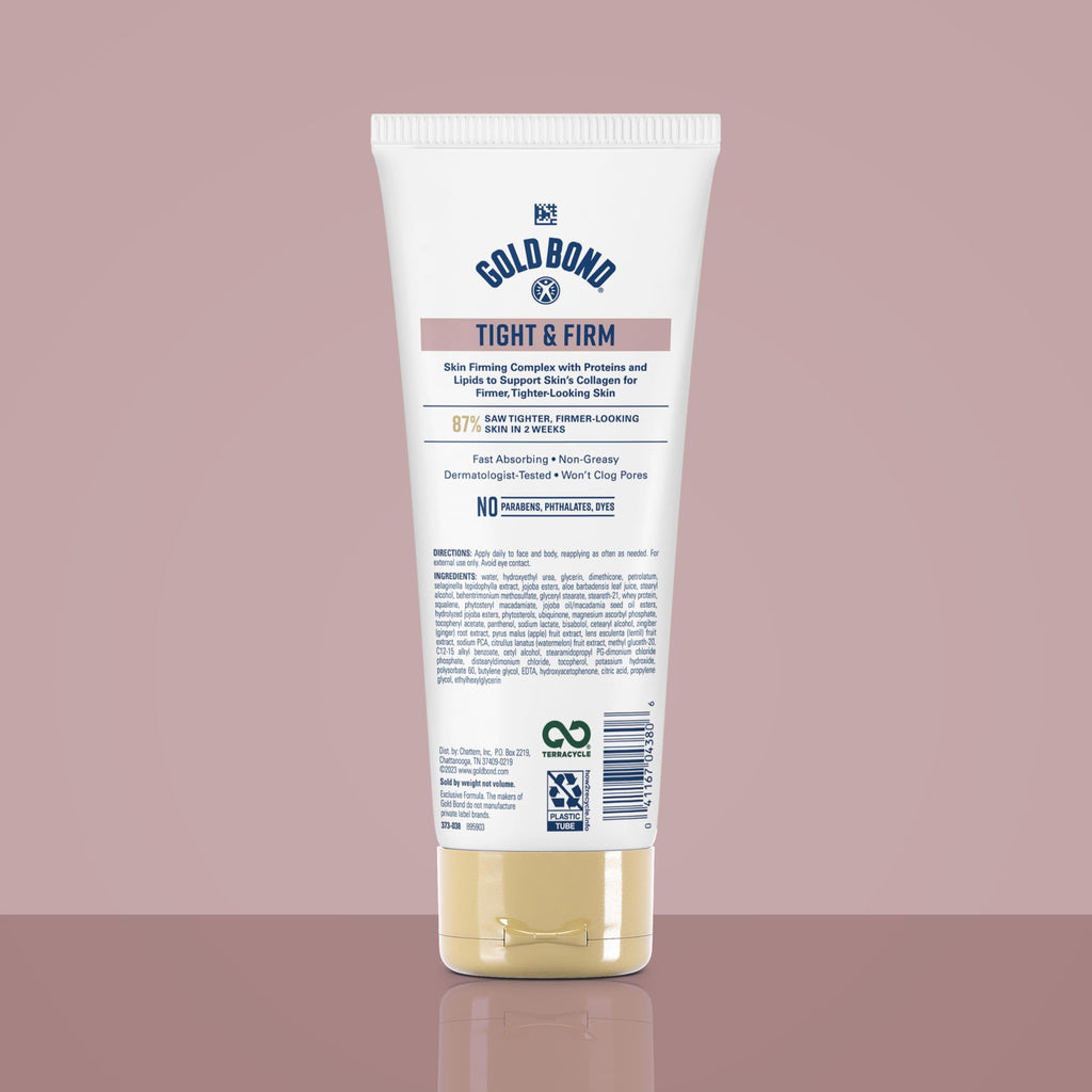 Gold Bond Age Renew Tight & Firm Body & Face Lotion, Aging, Dry Skin Lotion | Skin Firming Complex with Proteins & lipids, Clinically Proven to Visibly Tighten, Won't Clog Pores, Dermatologist Tested