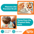 T is for Tame Kids' Hair Taming Cream & On-the-Go Flyaway Wand Bundle | Taming cream (3.38 fl oz) + taming wand (0.51 fl oz) w/ coconut & jojoba oil for bedhead & flyaways, made in the USA