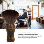 Buy now Anself Large Hair Cutting Neck Duster Brush Professional Barber Natural Fiber Wooden Handle Cutting Kits Type1 at indiglob india