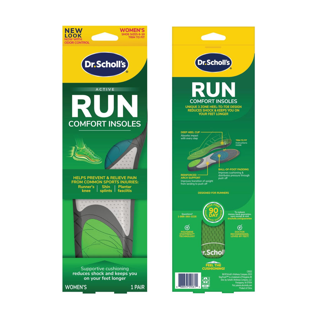 Buy now Dr. Scholl's Run Active Comfort Insoles,Trim to Fit Inserts at indiglob india