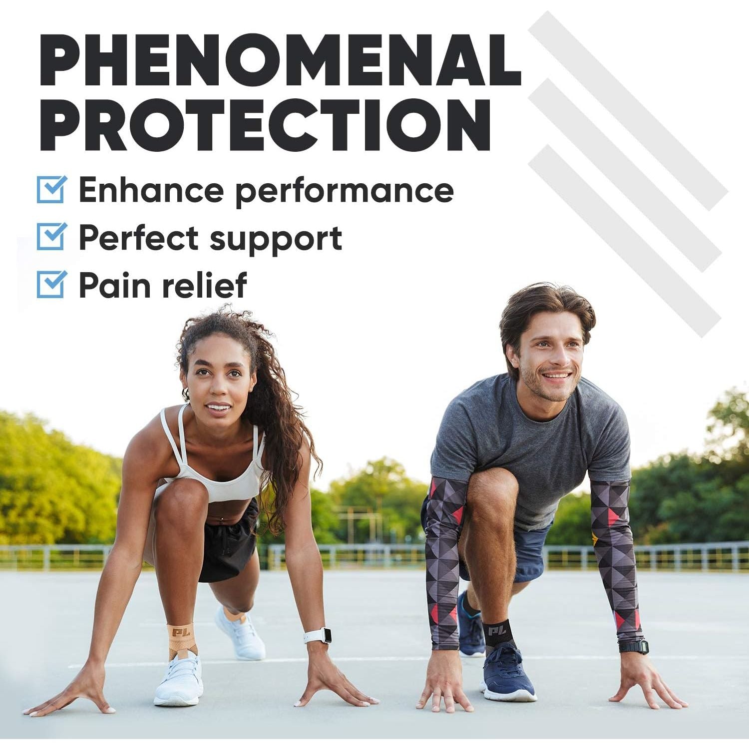 Buy now POWERLIX Plantar fasciitis socks for Neuropathy (Pair) for Women & Men, Ankle Brace Support, Toeless Compression Socks & Foot Sleeve for Arch & Heel Pain Relief - Treatment & Everyday Use at indiglob india