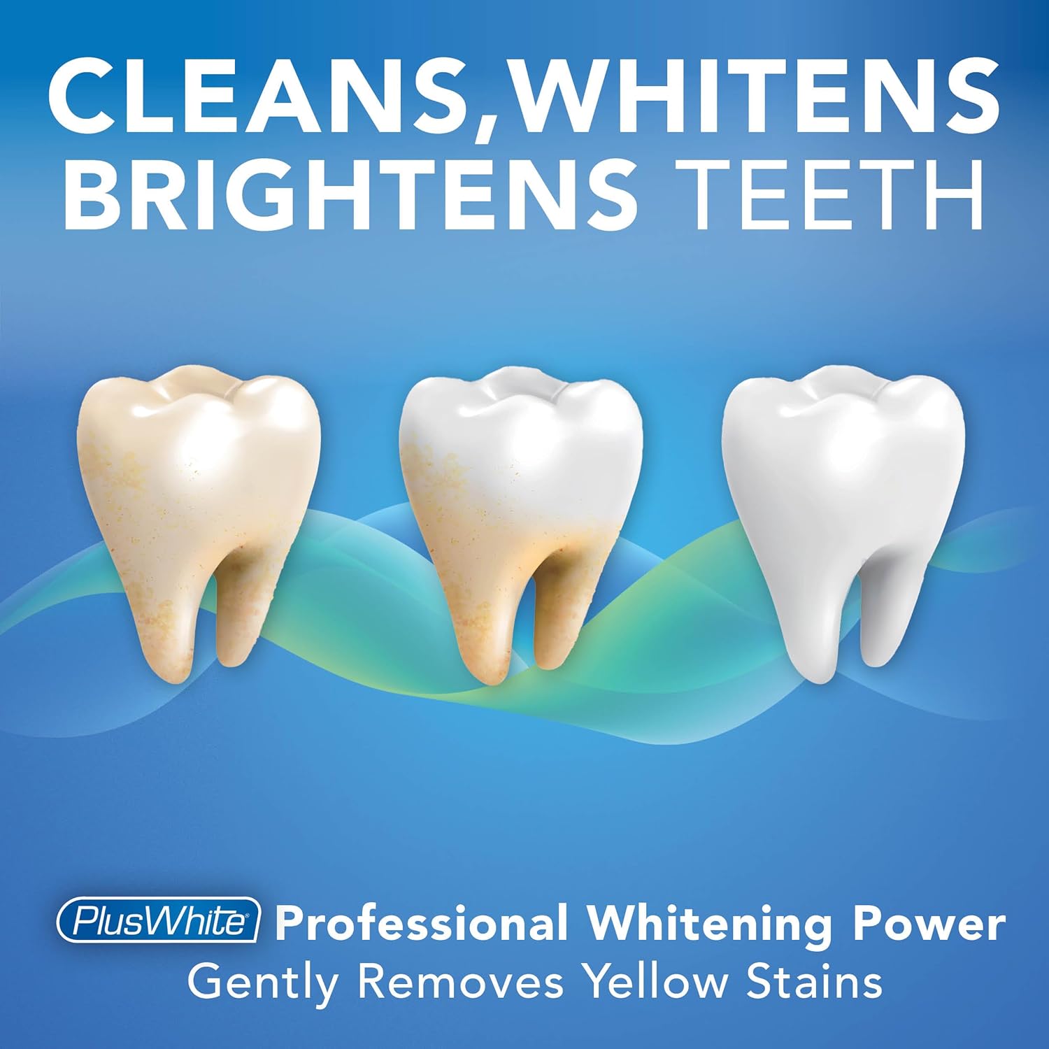 Buy now Plus White Xtra Whitening Toothpaste - Removes Tough Stains from Coffee, Smoking, Wine & More - Anti-Cavity, Plaque & Tartar Control (Cool Mint Gel, 3.5 oz) at indiglob india