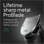 Buy now Braun All-in-One Style Kit Series 7 7410, 8-in-1 Trimmer for Men with Beard Trimmer, Body Trimmer for Manscaping, Hair Clippers & More, Sharpest Blade, 40 Length Settings, Waterproof at indiglob india