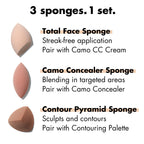Buy now e.l.f. Total Sponge Set, Multi-use Makeup Sponge Set For Flawless Blending, Great For Powder Or Liquid Concealer & Foundation, Vegan & Cruelty-Free at indiglob india