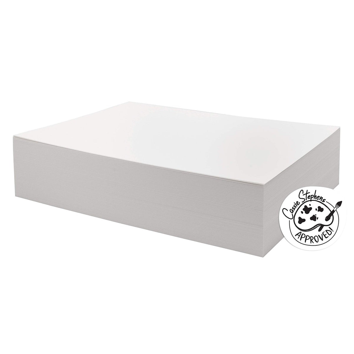 UCreate Watercolor Paper, Bulk, 90 Lb., White, 9" x 12", 250 Sheets