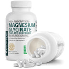 Bronson Magnesium Glycinate 200 MG Chelated High Absorption, 120 Capsules | Stress Relief, Sleep, Heart Health, Nerves, Muscles, and Metabolism Support, Vegetarian, Non-GMO, Gluten Free, Soy Free