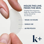 KPLUS k+ Korean Marionette Patches for Smile Lines & Nasolabial Folds, 60ct