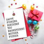 Rude Birthday Card for Men, Funny Birthday Card for Best Male Female Friend