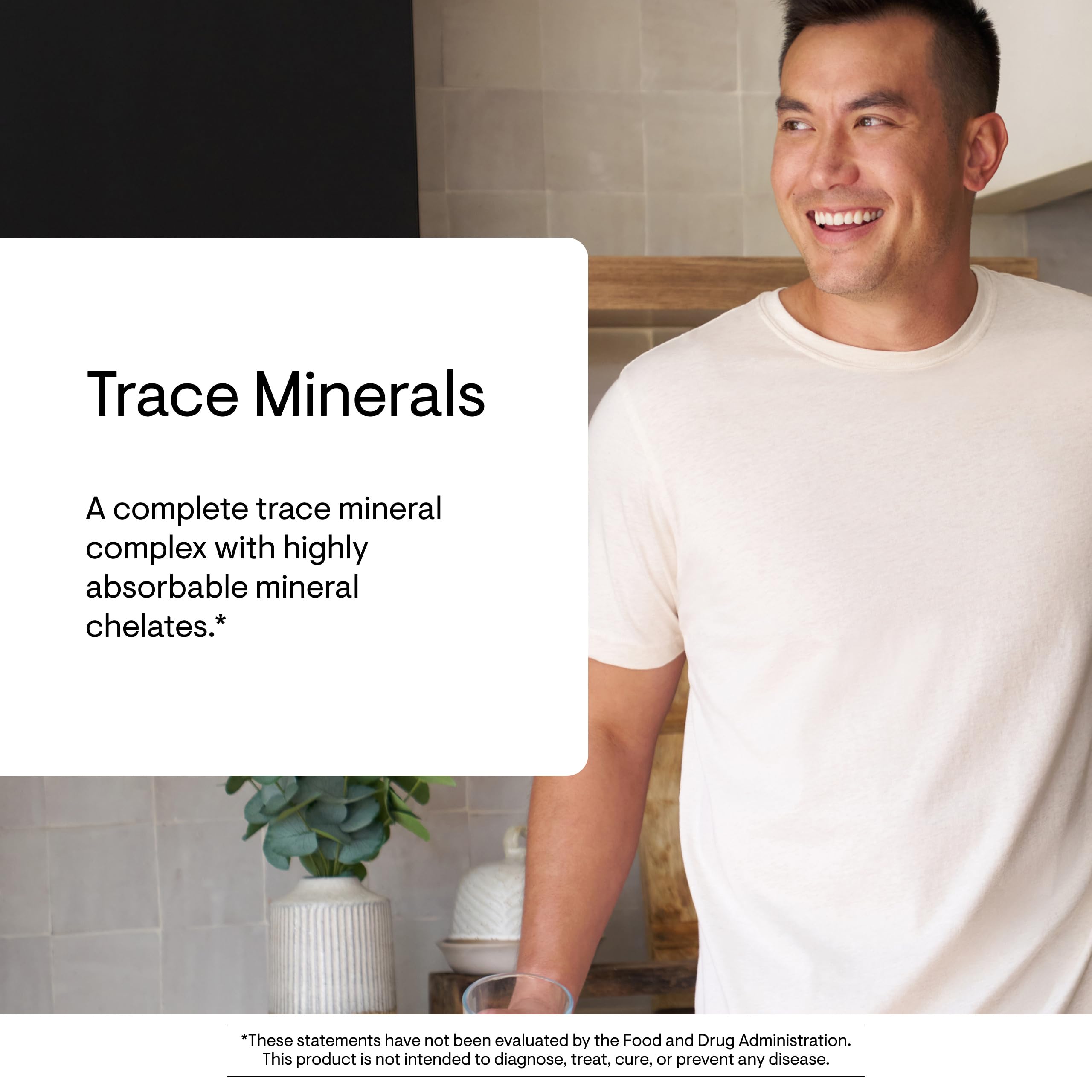 THORNE - Trace Minerals - Optimally Absorbed, Chelated Mineral Supplement with Zinc, Boron, Selenium, Chromium & Manganese - Third-Party Certified - Gluten, Dairy & Soy-Free - 90 Capsules