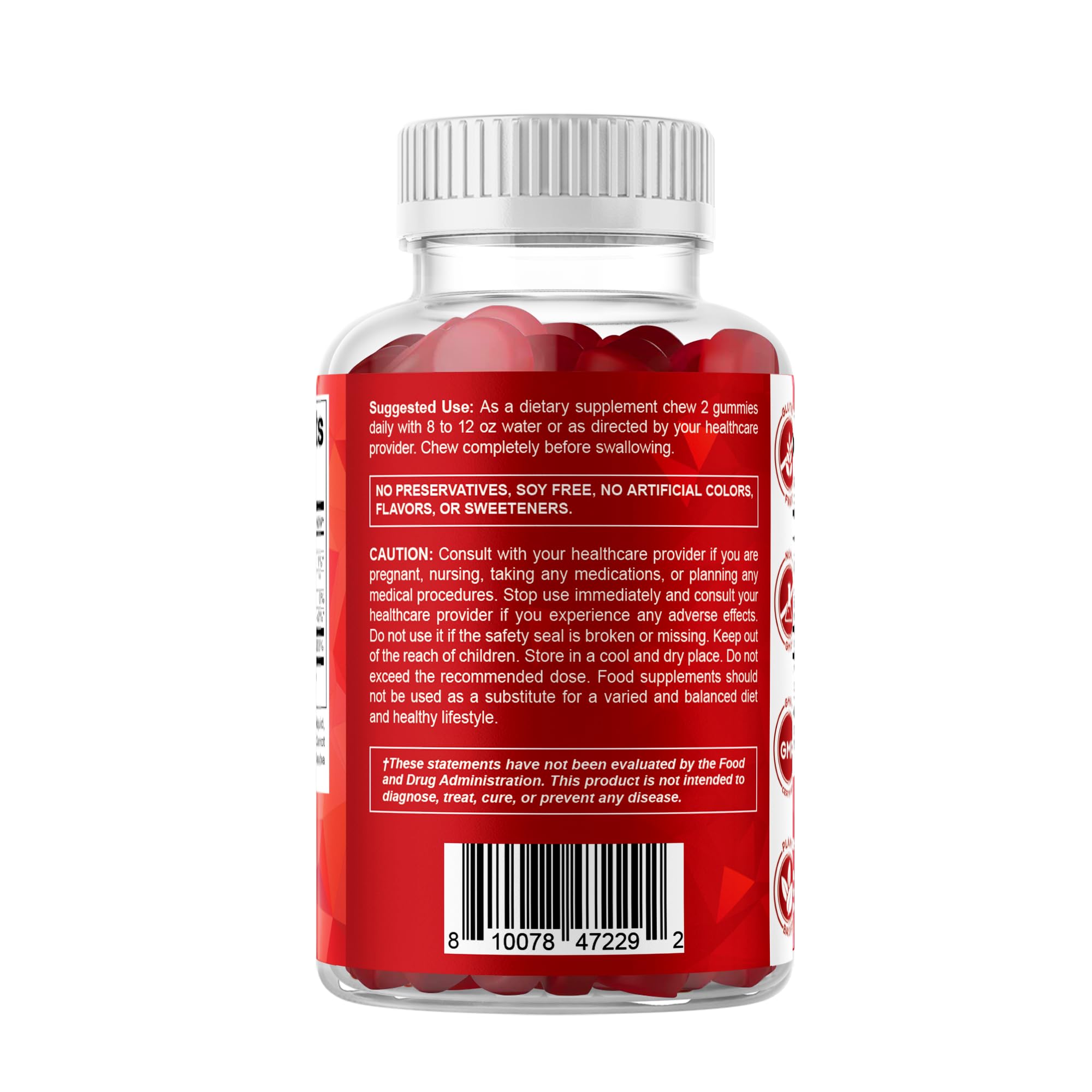 Vitamatic Methyl B12 5000 mcg, 120 Gummies, Natural Cherry Flavor | Extra Strength, Energy Metabolism Support and Nervous System Health Support*, Non-GMO, Gluten Free