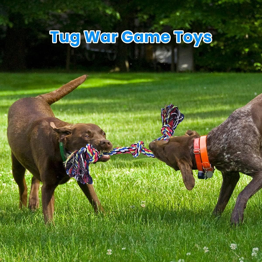 Feeko Dog Rope Toys for Large Breed Aggressive Chewers, Tough Chew Dog Toys
