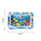 PandaEar 2 Pack Baby Tummy Time Water Mat, Inflatable Water Play Mat Toys