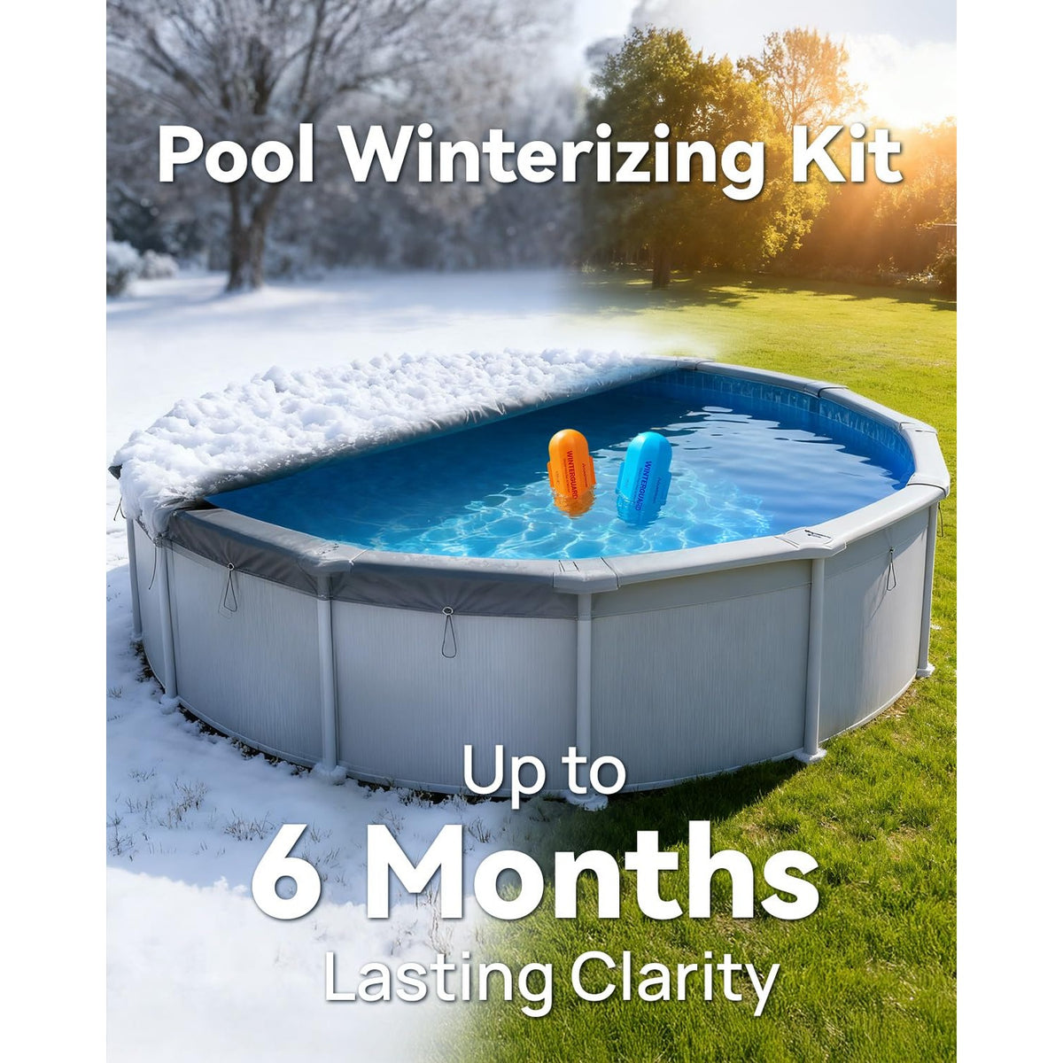 AQUASTRONG 4 in 1 Pool Closing Kit for Above Ground & Inground Pools