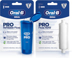 Buy now Oral-B Glide PRO Refillable Dental Floss Starter Kit + Refill, 240m at indiglob india