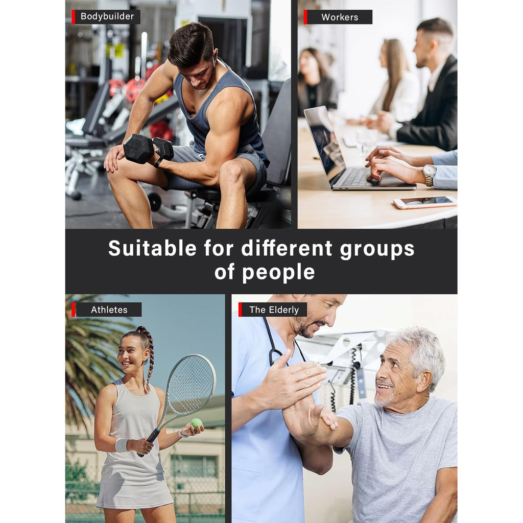Grip Strength Tester Trainer - Electronic Hand Dynamometer of 400lbs/180kg & Grip strengthener with Adjustable Resistance for Sport