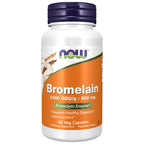 NOW Bromelain 500 mg,120 Veg Capsules