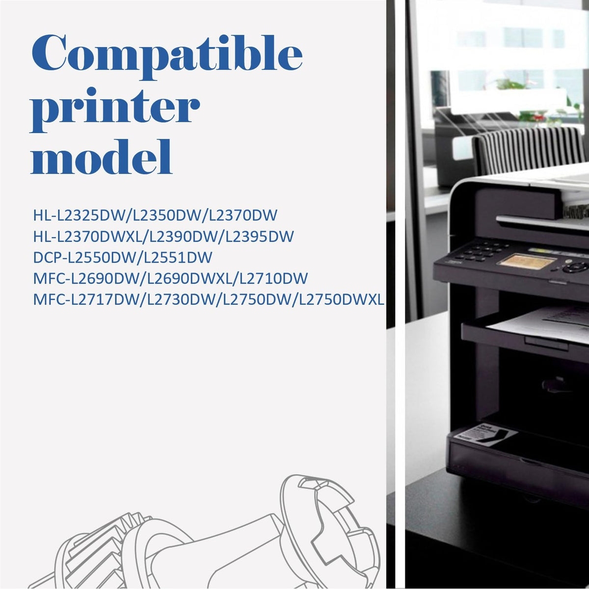 TN760 TN730 Toner for Brother Printer TN-730/TN-760 TN-760 TN-730 TN 760