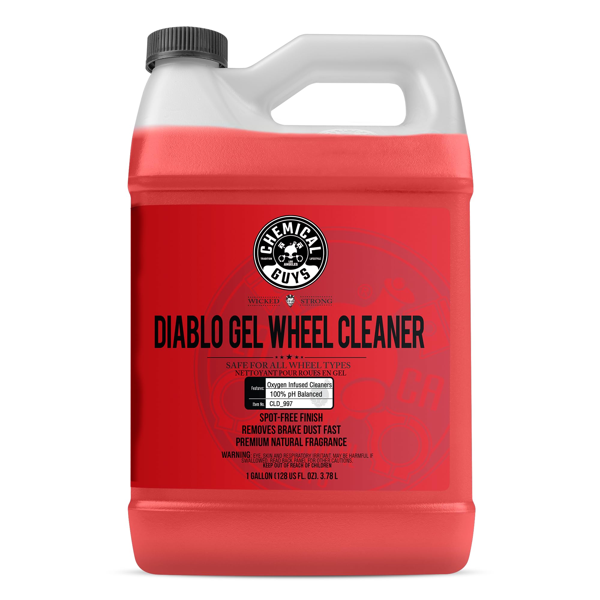 Buy now Chemical Guys Diablo Gel Oxygen Infused Foam Wheel & Rim Cleaner, Concentrated Car Wheel Cleaner Safe on All Finishes, Removes Brake Dust, Dirt, Grime, for Cars, Trucks, SUVs, Motorcycles & RVs, 16 oz Diablo Gel 128 oz at indiglob india